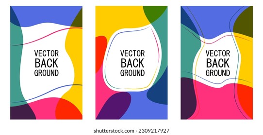 Vektorgrafik einer angesagten abstrakten Hintergrundvorlage für Broucher, Flyer, Werbebanner-Werbekampagne