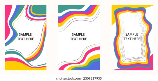 ilustración vectorial de la plantilla de fondo abstracto de moda para campaña de promoción de pancartas, pancartas, pancartas