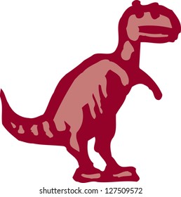Vector illustration of T-Rex dinosaur