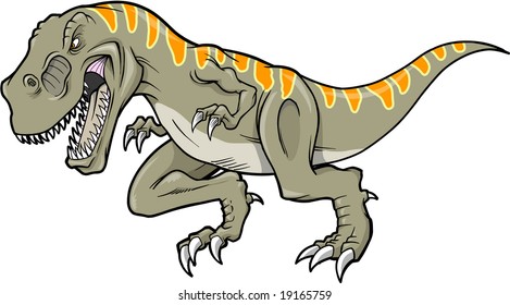 Vector Illustration of a T-Rex Dinosaur