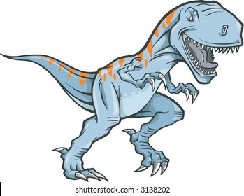 Vector Illustration of a T-Rex Dinosaur