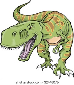 Vector Illustration of a T-Rex Dinosaur