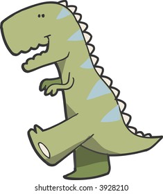 Vector Illustration of a T-Rex Dinosaur