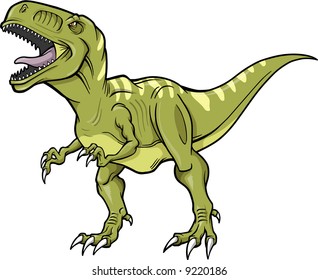 Vector Illustration of a T-Rex Dinosaur