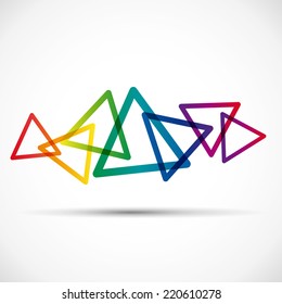Vector illustration triangle