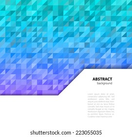 Vector illustration of Triangle background