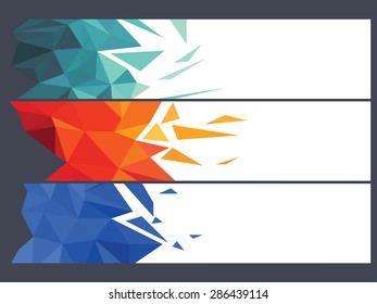 vector illustration of a triangle background