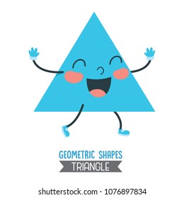 Vector Illustration Of Triangle Geometric Shape