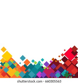 vector illustration of triangle  Multicolored Background