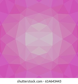 Vector illustration. Triangulated background. Seamless pattern. Pink