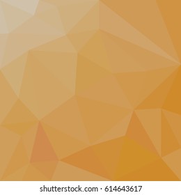 Vector illustration. Triangulated background. yellow