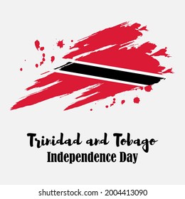 vector illustration for Trinidad and Tobago  independence day 