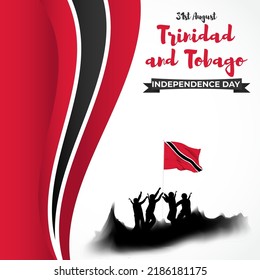 Vector illustration for Trinidad and Tobago Independence Day