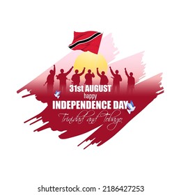 Vector illustration for Trinidad and Tobago Independence Day