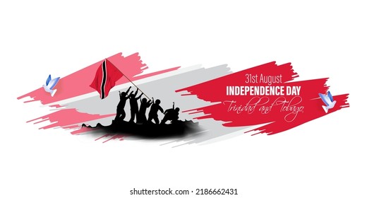 Vector illustration for Trinidad and Tobago Independence Day