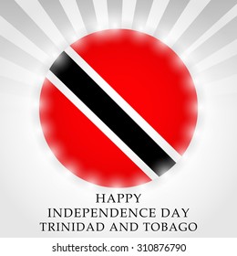 Vector illustration for Trinidad & Tobago Independence Day.
