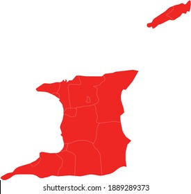 Vektorgrafik von Trinidad und Tobago