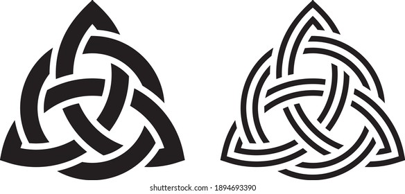 Vector Illustration Of The Trinity Symbol
