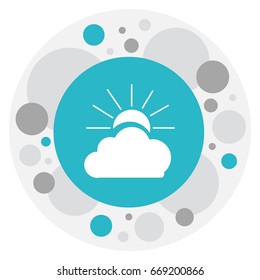 Vector Illustration Of Trip Symbol On Sunset Icon. Premium Quality Isolated Sunrise Element In Trendy Flat Style.