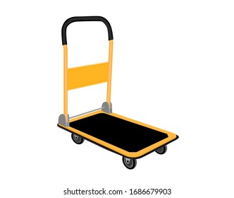 Vektorillustration eines zu speichernden Prüfschlittens