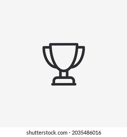 Vector illustration of trophy icon
