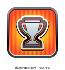 Vector illustration of trophy icon