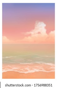 沖縄 海と空 のイラスト素材 画像 ベクター画像 Shutterstock