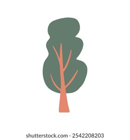 Vector Illustration. Tropical leaves. Cartoon  plants and flowers. leaf isolated on white background. Floral element vector set