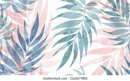 Vector illustration of tropical plants
