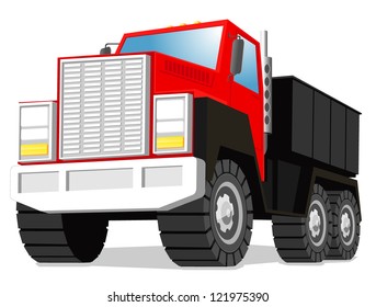 vector illustration of truck