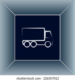 Vector illustration of a truck 