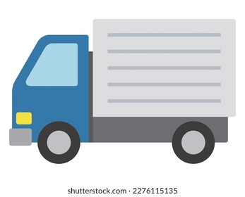 Vector illustration of a truck