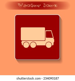 Vector illustration of a truck 