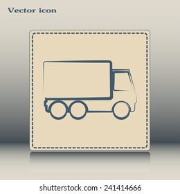 Vector illustration of a truck 