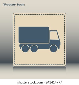 Vector illustration of a truck 