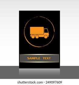 Vector illustration of a truck 