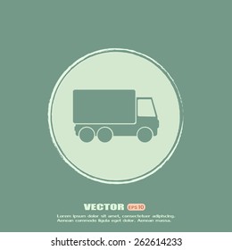 Vector illustration of a truck 