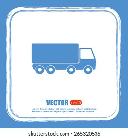 Vector illustration of a truck 