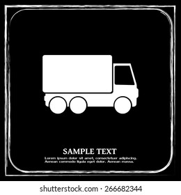 Vector illustration of a truck 