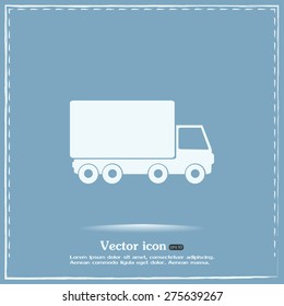 Vector illustration of a truck 
