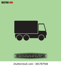 Vector illustration of a truck 