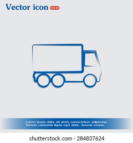 Vector illustration of a truck 