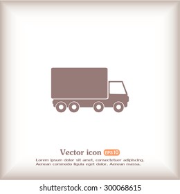 Vector illustration of a truck 