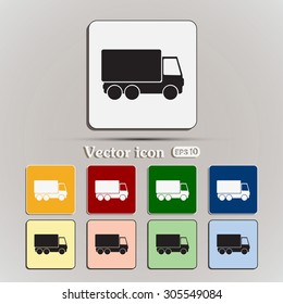 Vector illustration of a truck 