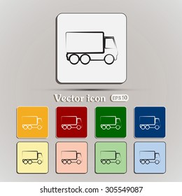 Vector illustration of a truck 