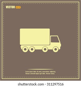 Vector illustration of a truck 