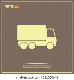 Vector illustration of a truck 