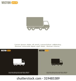 Vector illustration of a truck 