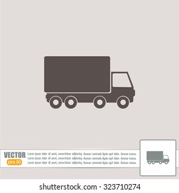 Vector illustration of a truck 