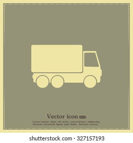 Vector illustration of a truck 